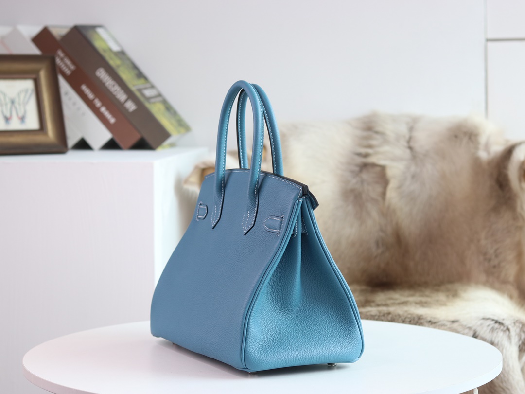 Birkin 30cm Togo 75  Blue Jean