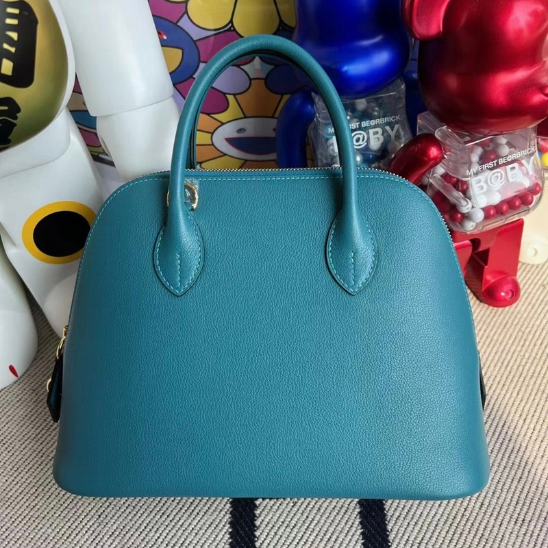 Hermes Bolide 25 Evercolor 7T Bleu Électrique-9067