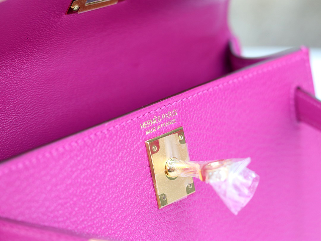 L3 ROSE POUPRE CHERVE MINI KELLY20 GHW