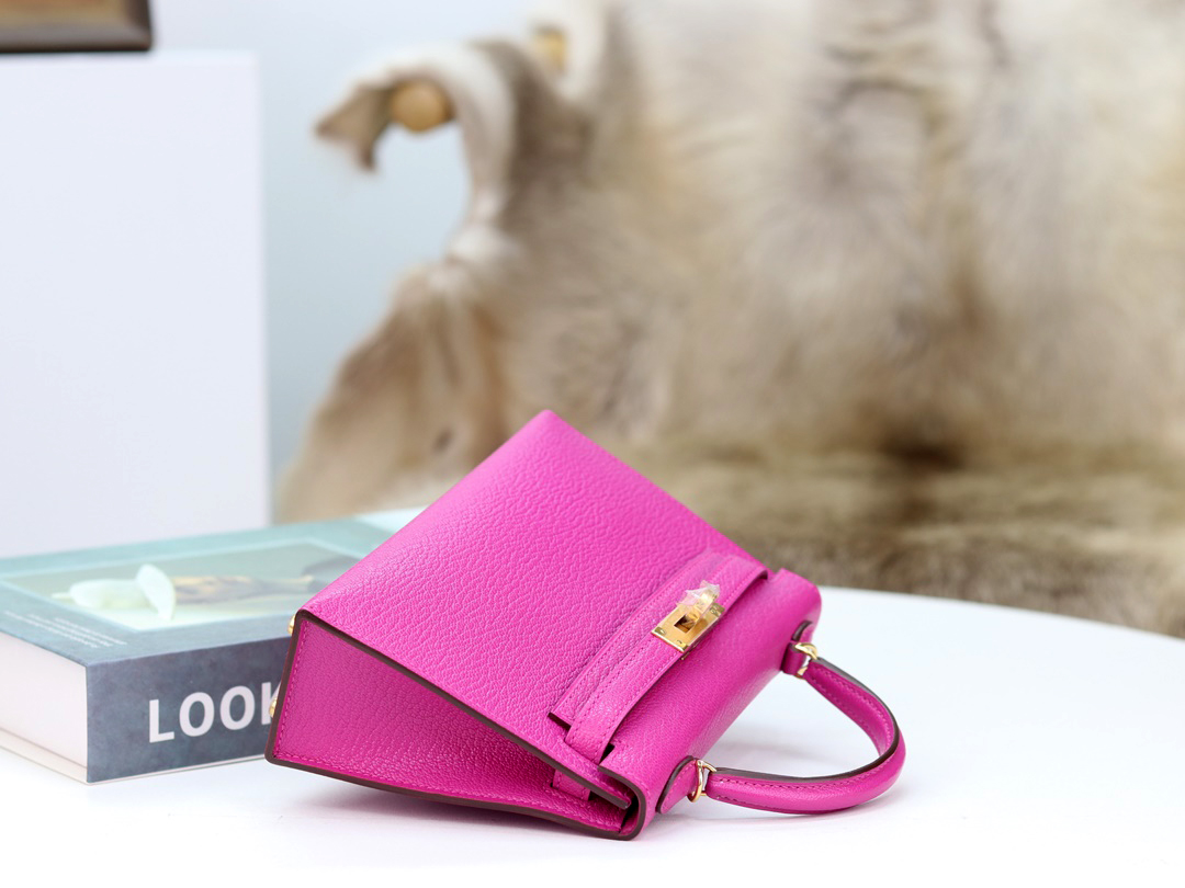 L3 ROSE POUPRE CHERVE MINI KELLY20 GHW