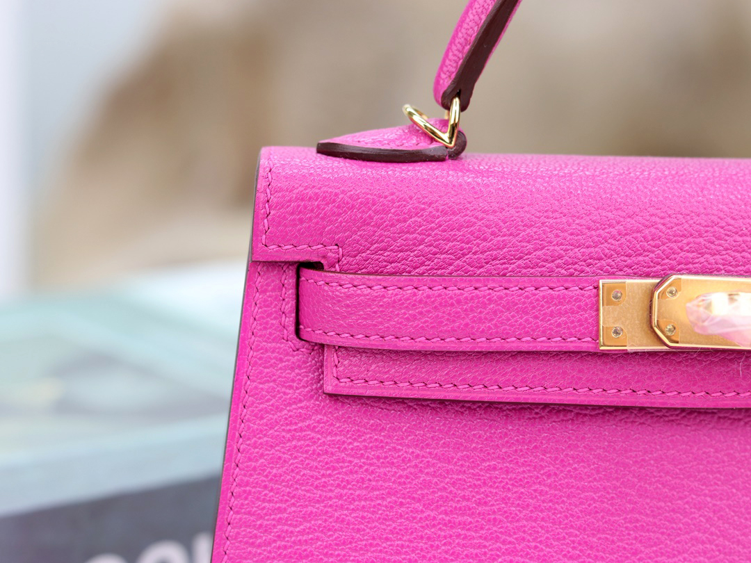 L3 ROSE POUPRE CHERVE MINI KELLY20 GHW