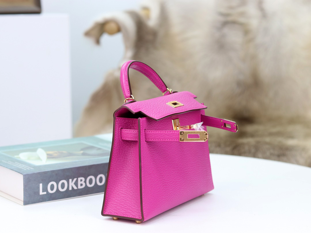 L3 ROSE POUPRE CHERVE MINI KELLY20 GHW