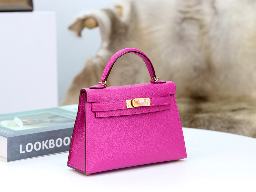 L3 ROSE POUPRE CHERVE MINI KELLY20 GHW