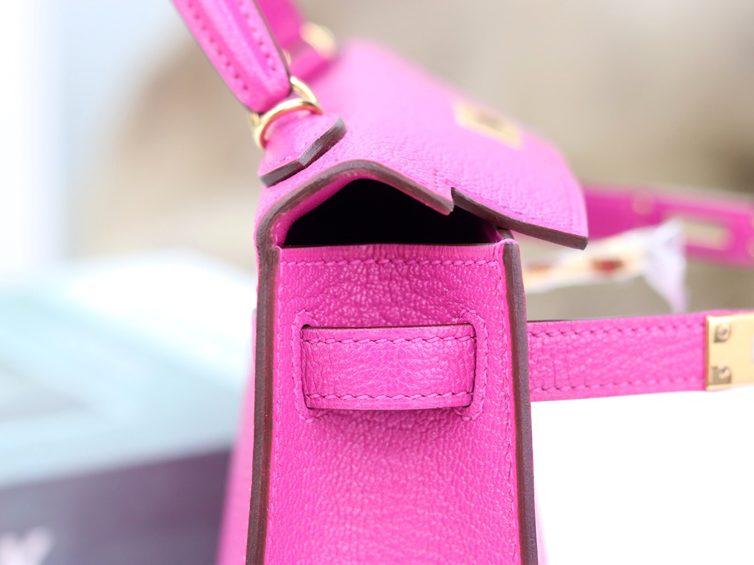 L3 ROSE POUPRE CHERVE MINI KELLY20 GHW