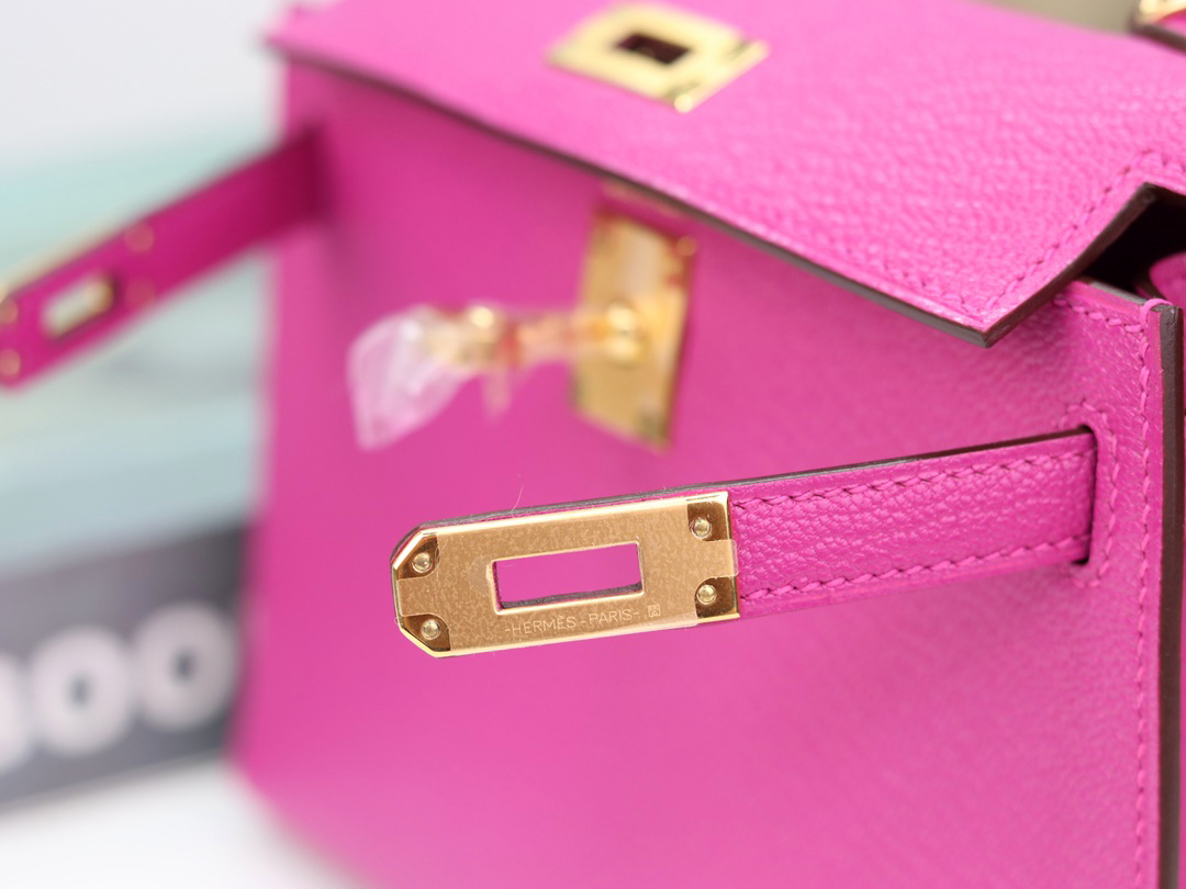L3 ROSE POUPRE CHERVE MINI KELLY20 GHW