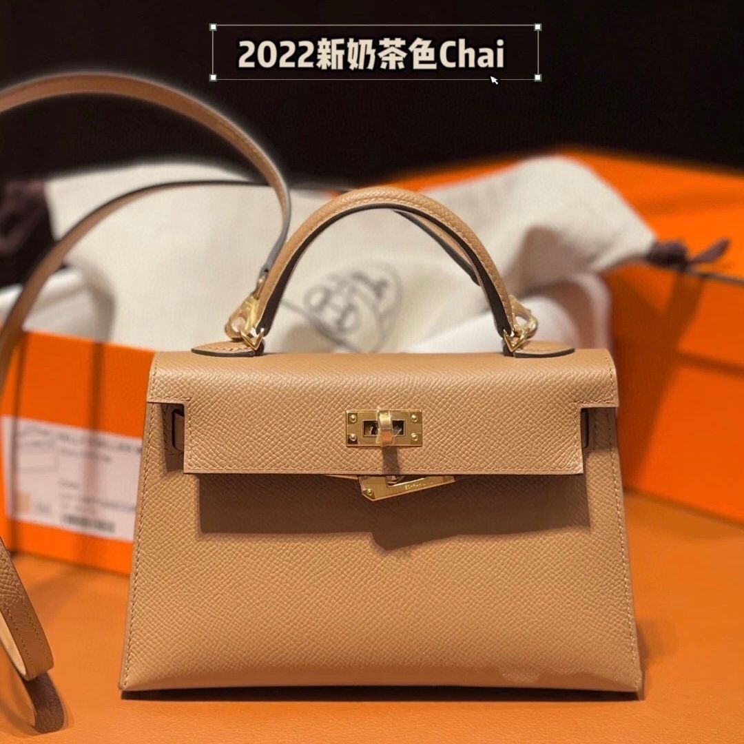 L3 ROSE POUPRE CHERVE MINI KELLY20 GHW-8858-5464