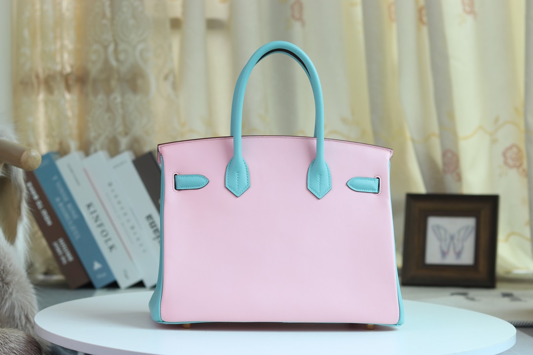 Hermes Birkin 30cm Togo 0G Rouge Sellier-4669