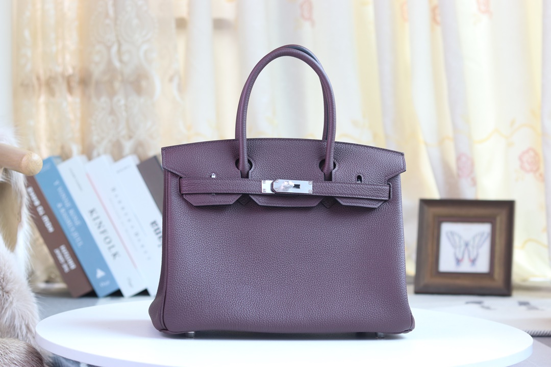 75 BLUE JEAN TOGO BIRKIN 30CM PHW-4332