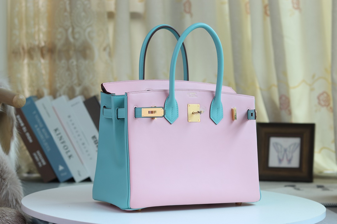 Hermes Birkin 30cm Togo 0G Rouge Sellier-4669
