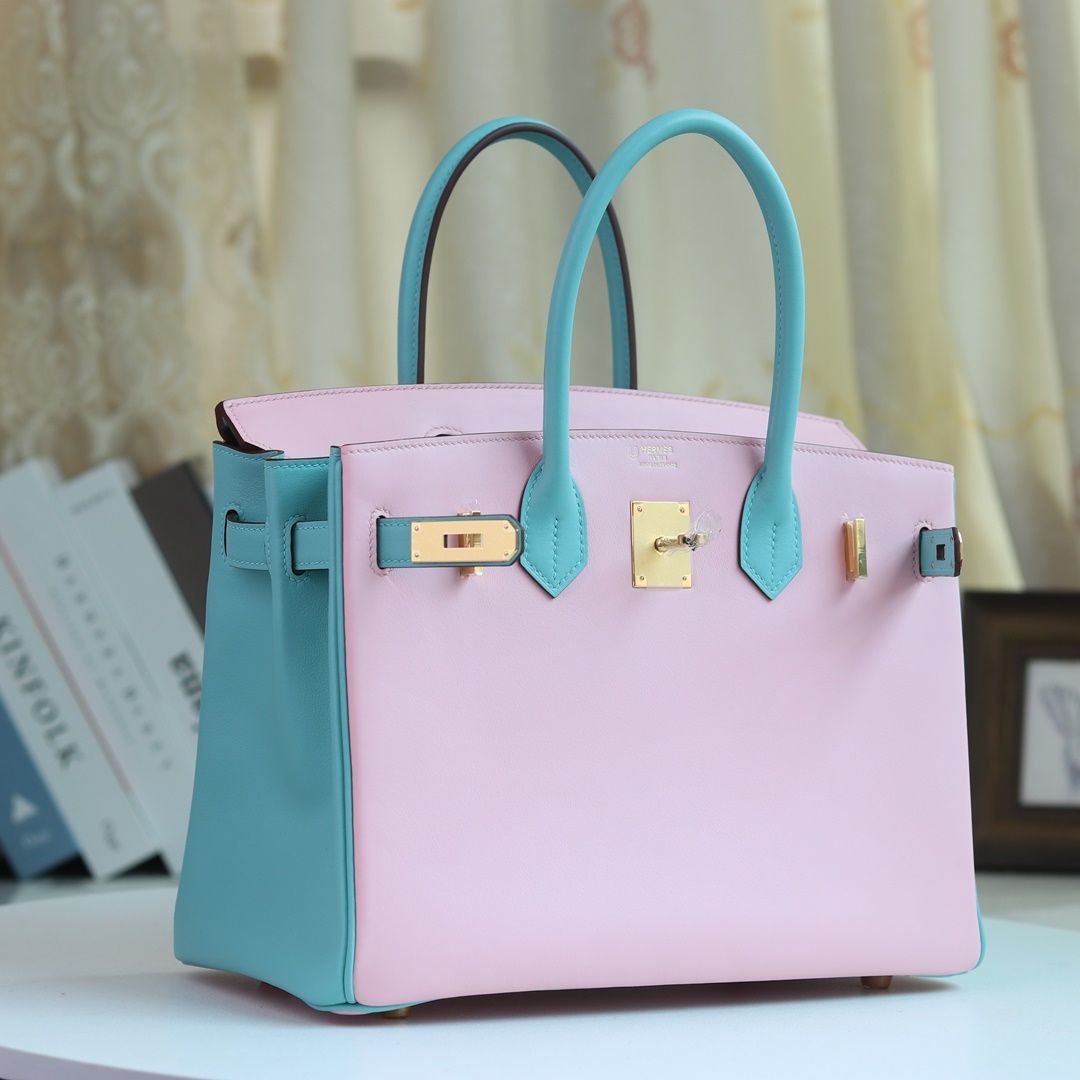 Hermes Birkin 30cm Togo 0G Rouge Sellier-4669