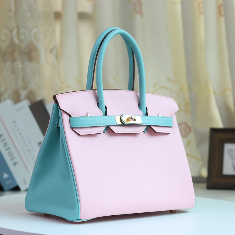 Hermes Birkin 30cm Togo 0G Rouge Sellier-4669