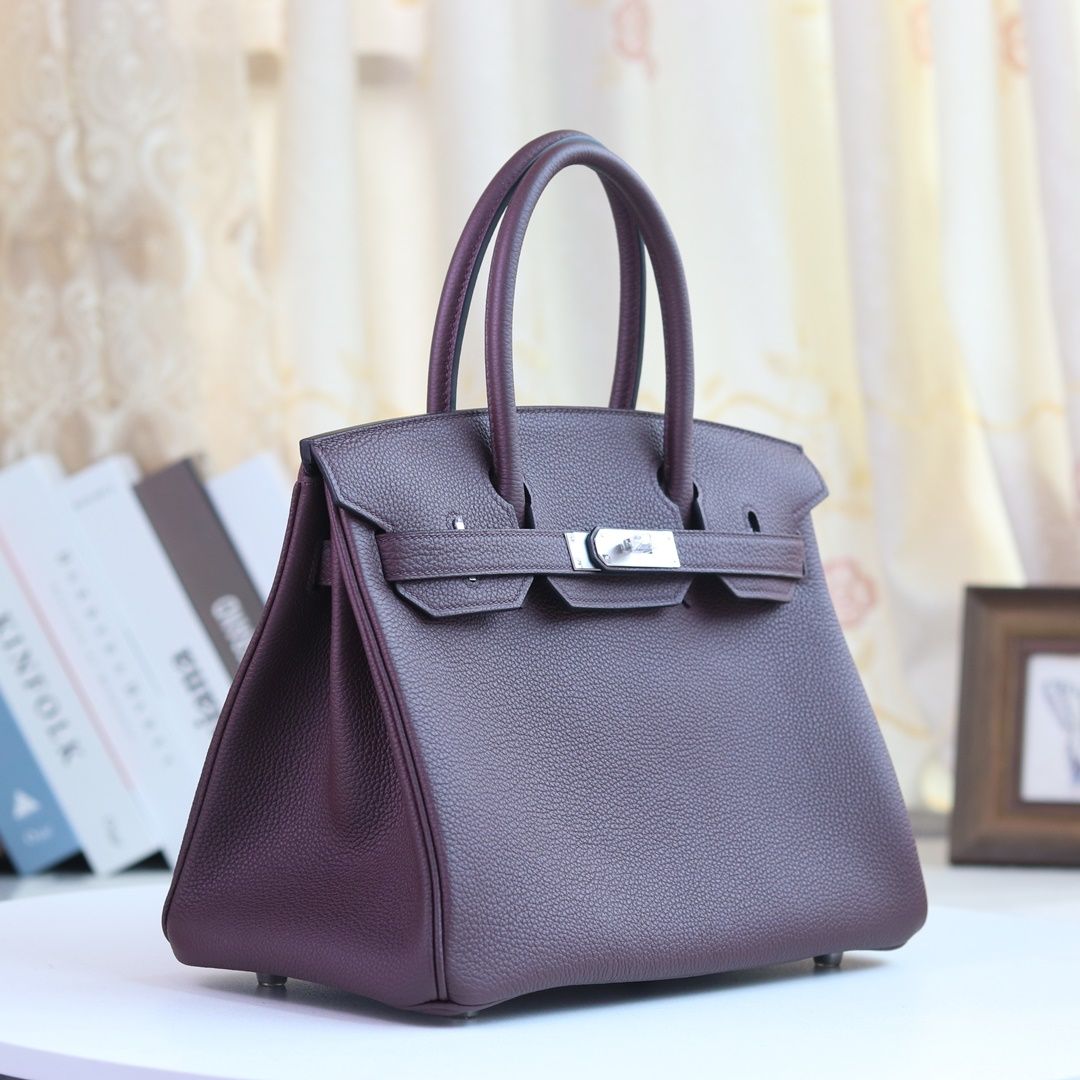75 BLUE JEAN TOGO BIRKIN 30CM PHW-4332
