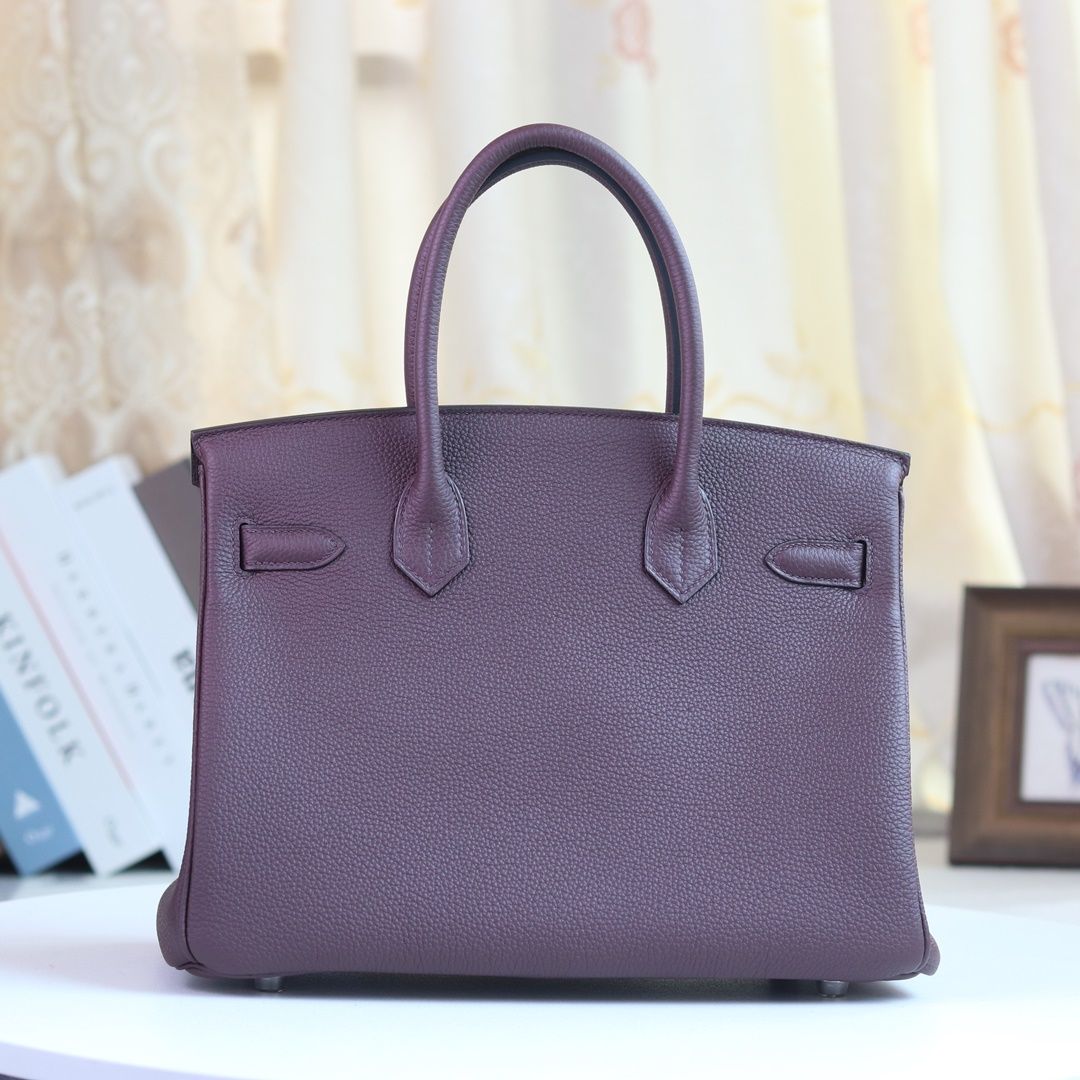 75 BLUE JEAN TOGO BIRKIN 30CM PHW-4332