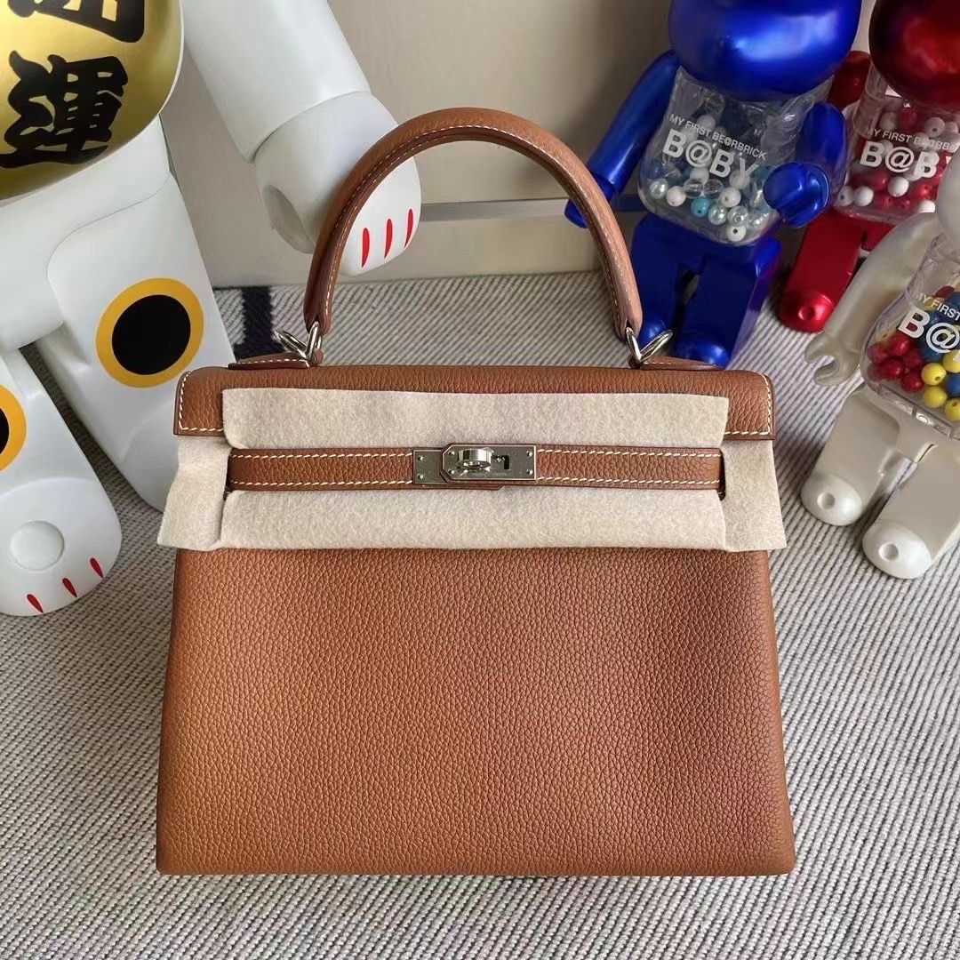 Kelly 25cm Togo Cc37 Gold