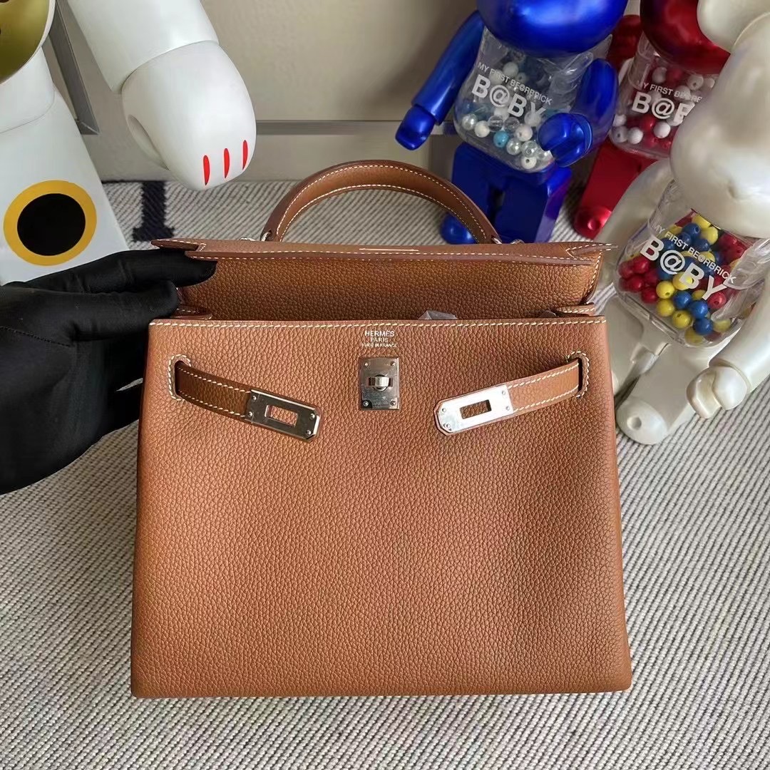 Hermes Kelly 25cm togo CC37 Gold 金棕色 GHW