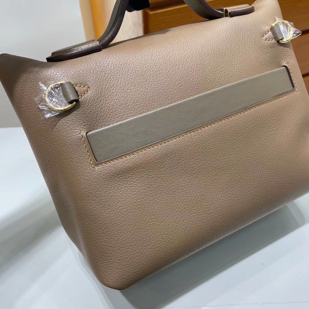 Kelly Mini 24/24 21cm evercolor swift gold golden brown silver-4526