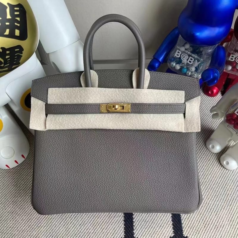Birkin 25cm Togo 8F Etain Ghw