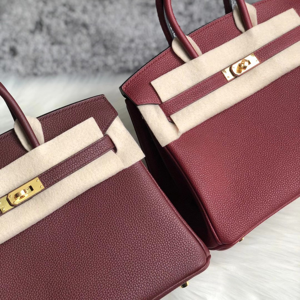 [ STOCK ] 10%OFF : Hermes Birkin 25cm Togo 55 Rouge H GHW