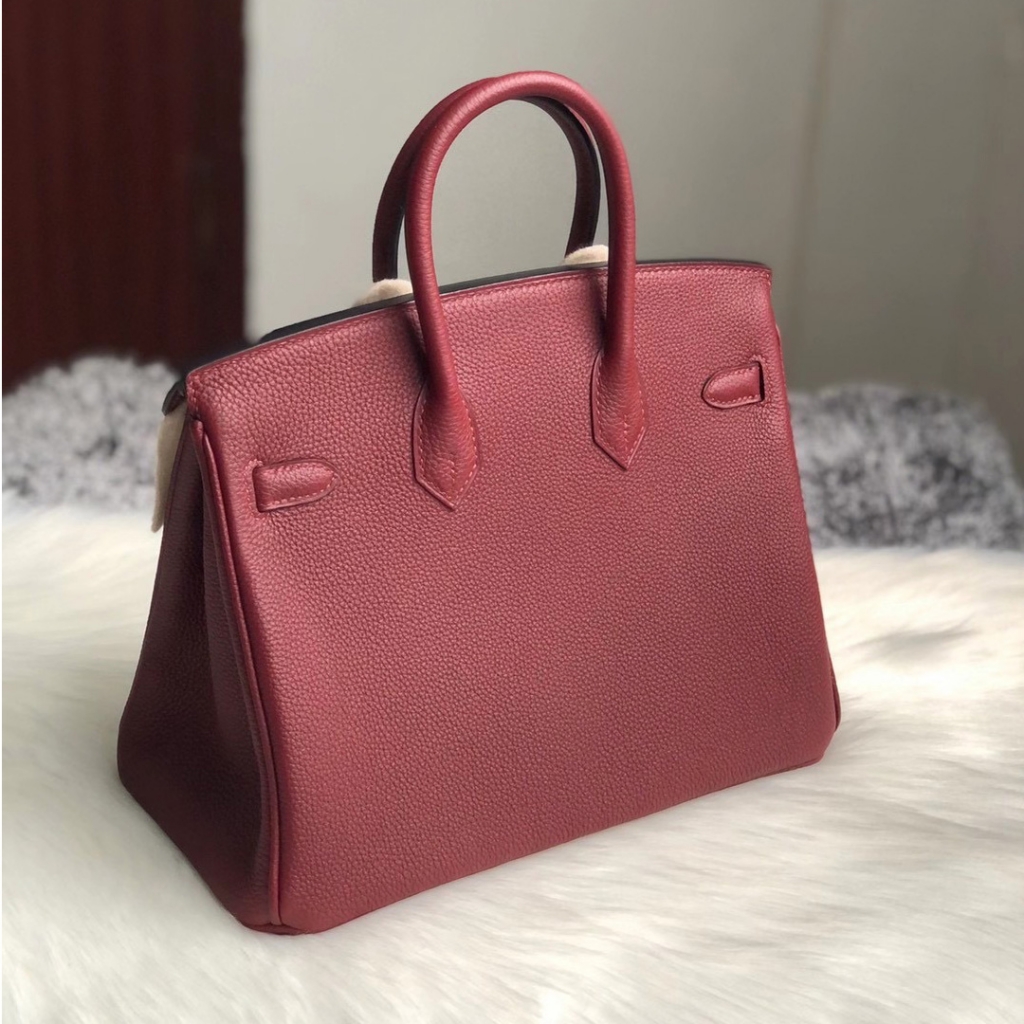 [ STOCK ] 10%OFF : Hermes Birkin 25cm Togo 55 Rouge H GHW