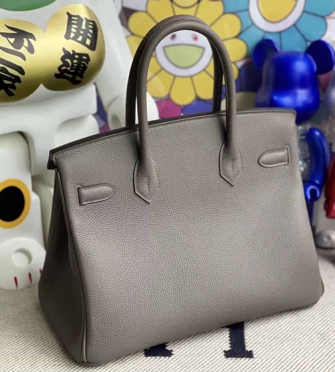 [ STOCK ] 10%OFF: BIRKIN30 8F ETAIN TOGO GHW HARDWARE
