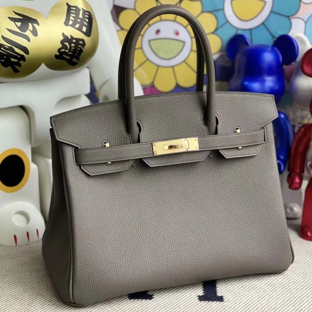 [ STOCK ] 10%OFF: BIRKIN30 8F ETAIN TOGO GHW HARDWARE