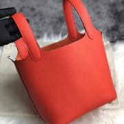 Hermes Picotin 18 Clemence 9R Lime-0537