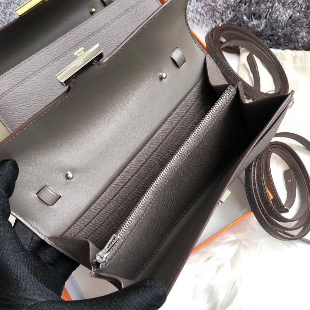 Hermes Constance wallet to go WOC 8F Etain