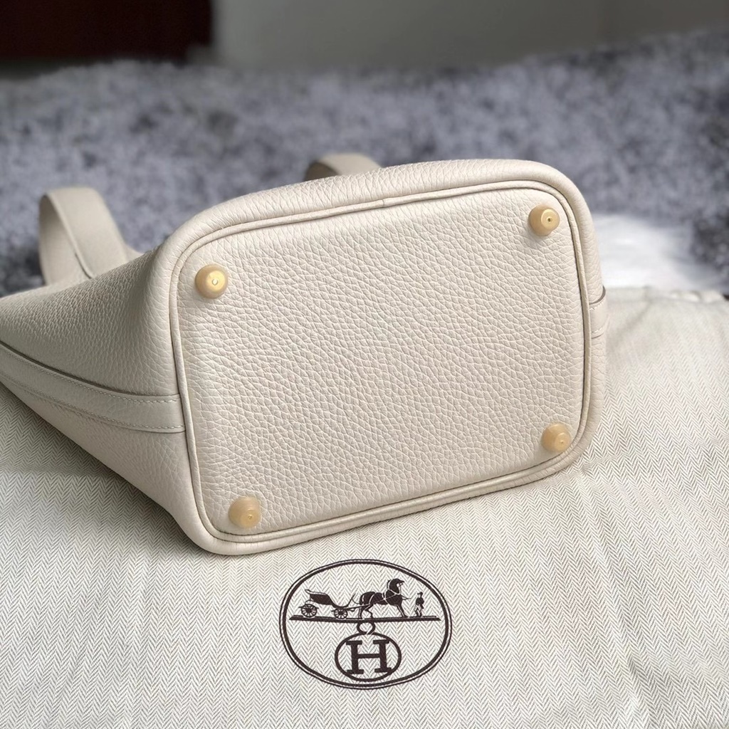 Hermes Picotin Lock 18cm CK3Q Rose Sakura Clemence-1615