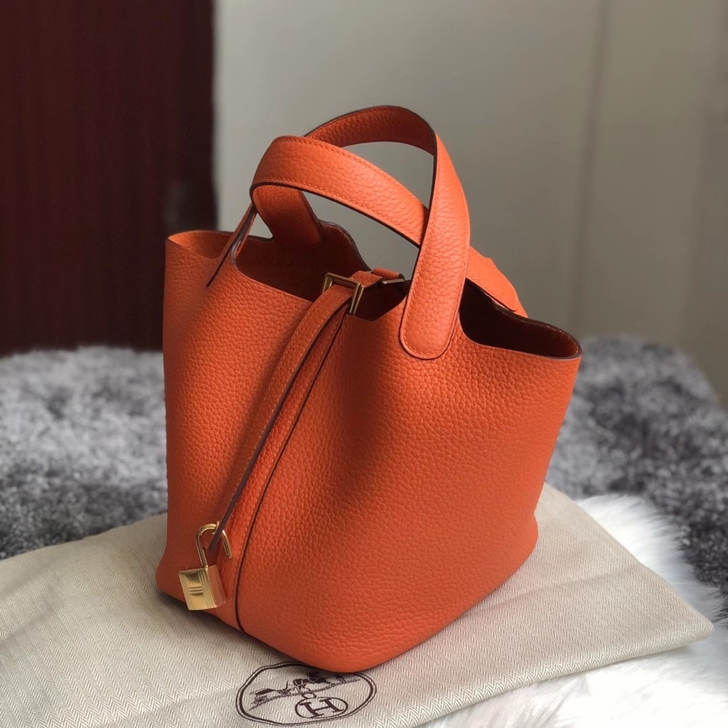 Hermes Picotin Lock 18 P9 Anemone  taurillon Clemence-2224