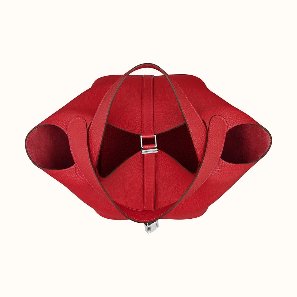 Hermes Picotin Lock 22 taurillon Clemence 9O jaune de naples-8166