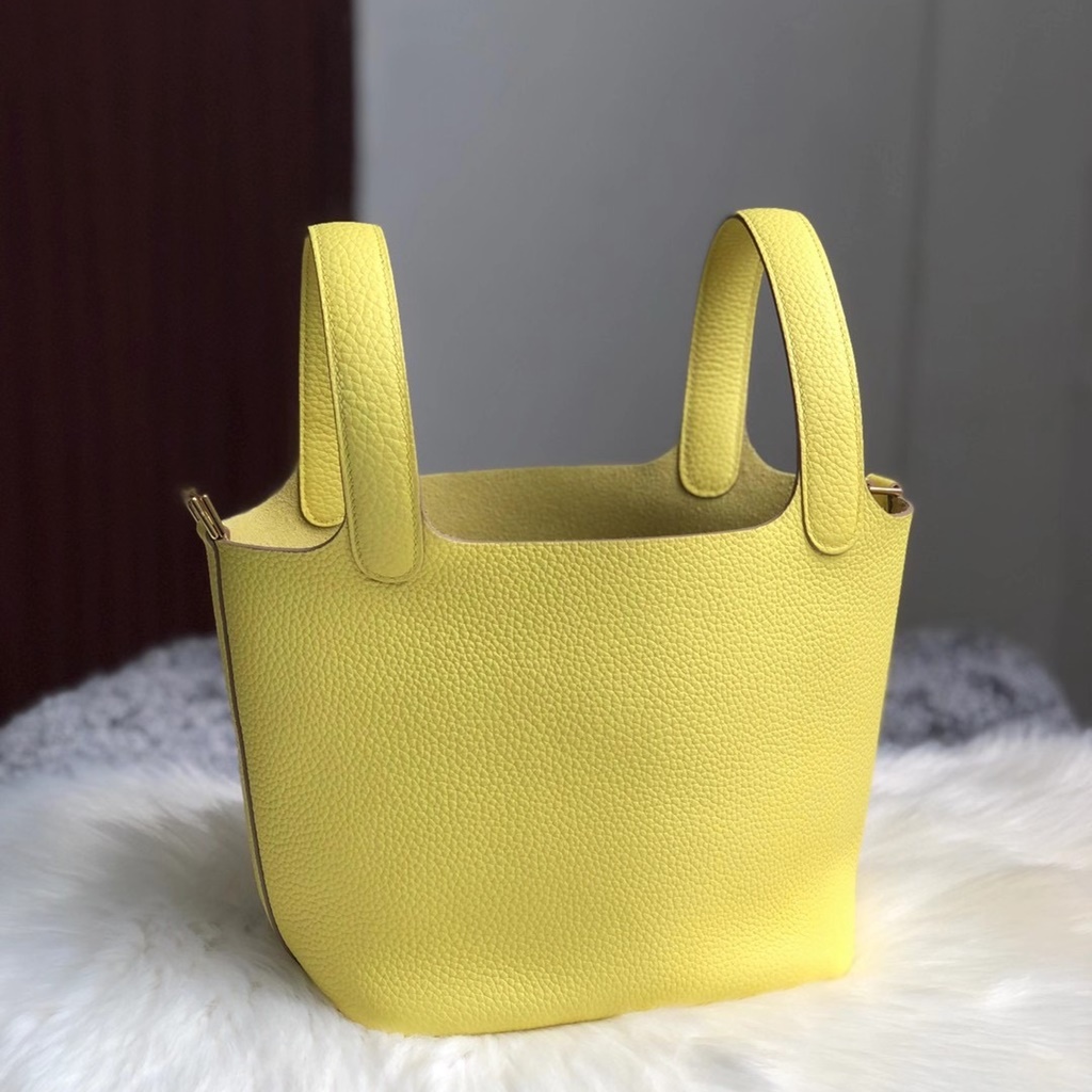 Hermes Picotin 18 Clemence 9R Lime