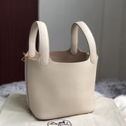 Hermes Picotin Lock 18cm CK3Q Rose Sakura Clemence-1615