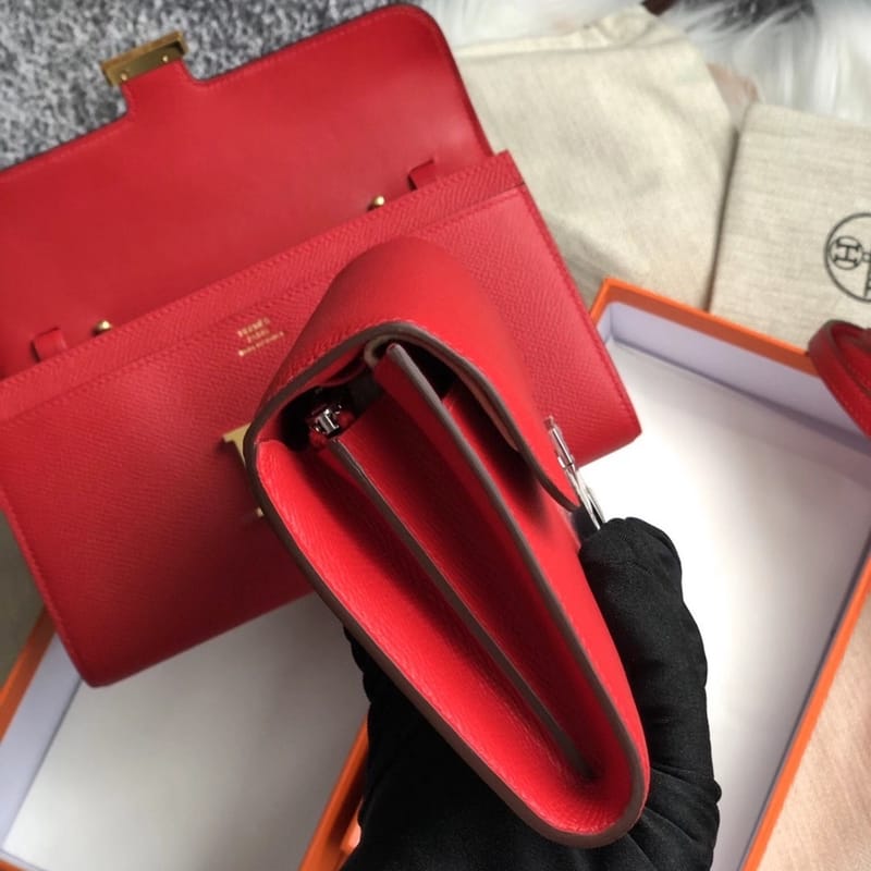 Hermes Constance long wallet 3I Vert Criquet-2824