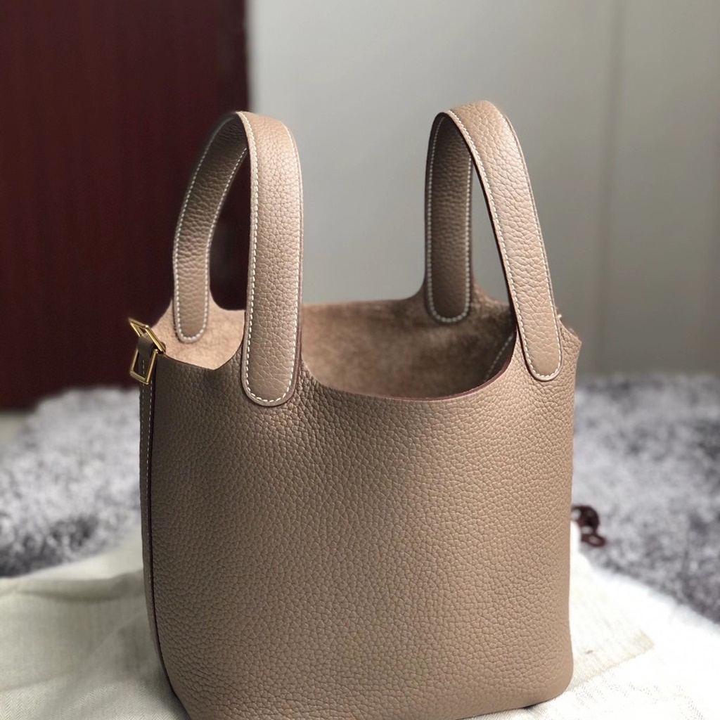 Hermes Picotin 18cm CK18 Etoupe GHW
