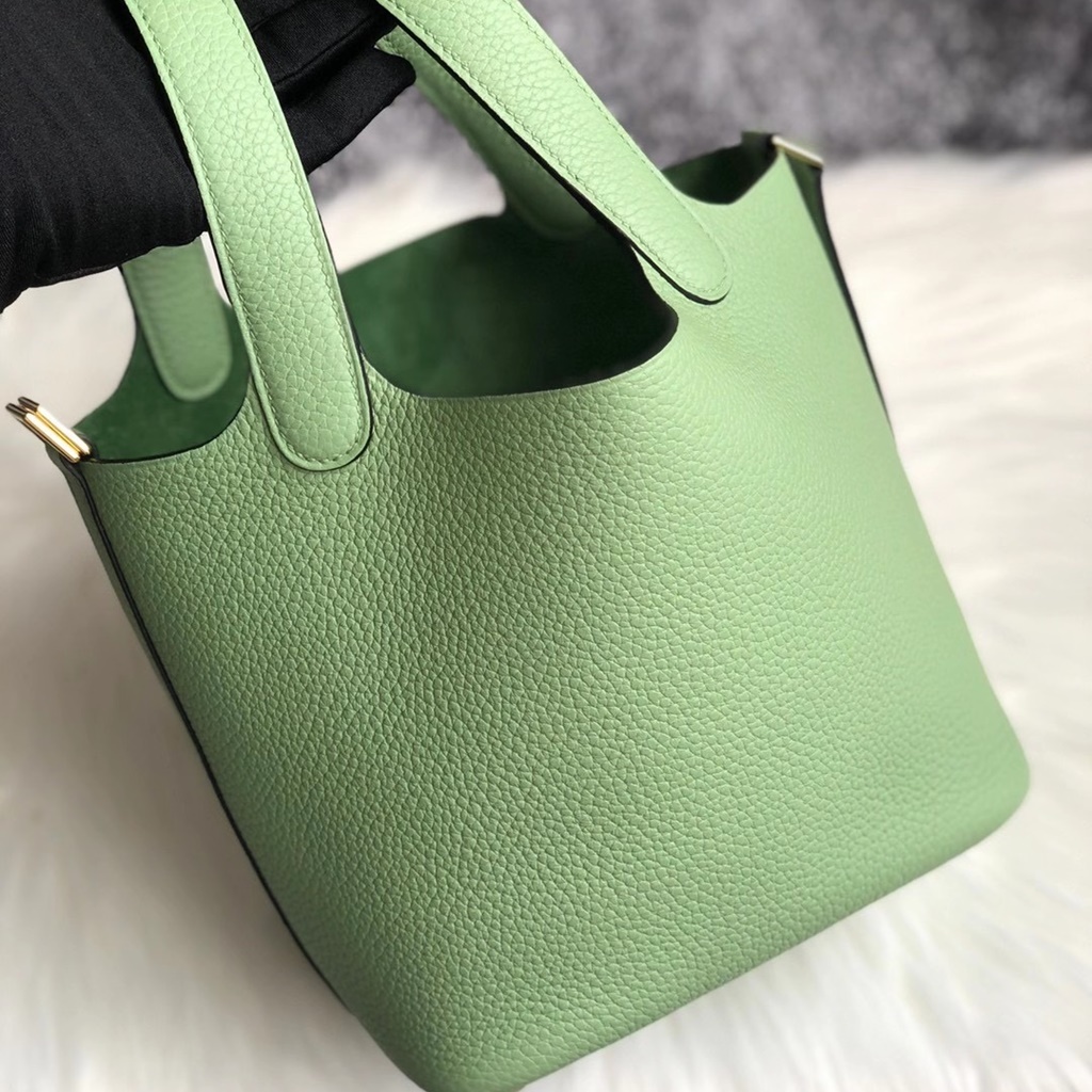 Hermes Picotin Lock 18cm 3I Vert Criquet Clemence