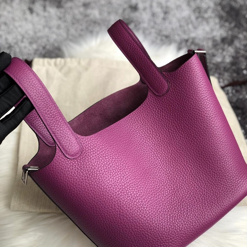 Hermes Picotin Lock 18 Touch CK73  Blue sapphire Aan Matte Alligator Crocodile-1772