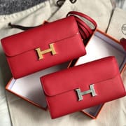 Hermes Constance long wallet 3I Vert Criquet-2824