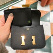 Hermes Slim Constance 89 Noir GHW-0494