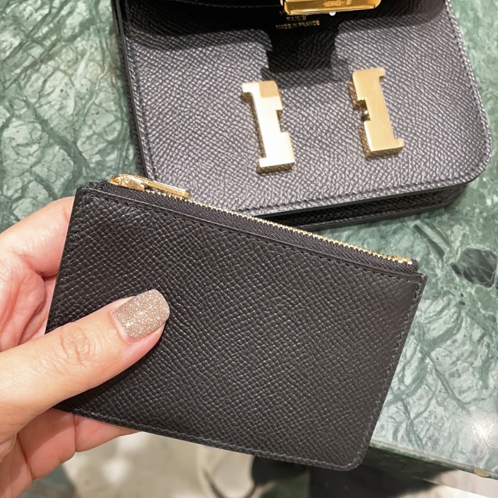 Hermes Slim Constance Epsom 89 Noir GHW Hermes Slim Constance Epsom 89 Noir GHW