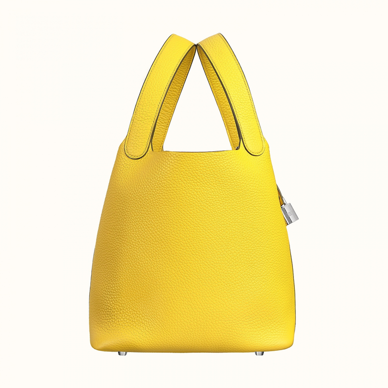 Hermes Picotin Lock 22cm Clemence Crocodile 18 Etoupe-7138