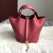 Hermes Picotin Lock 18CM CK37 Gold Clemence-7666