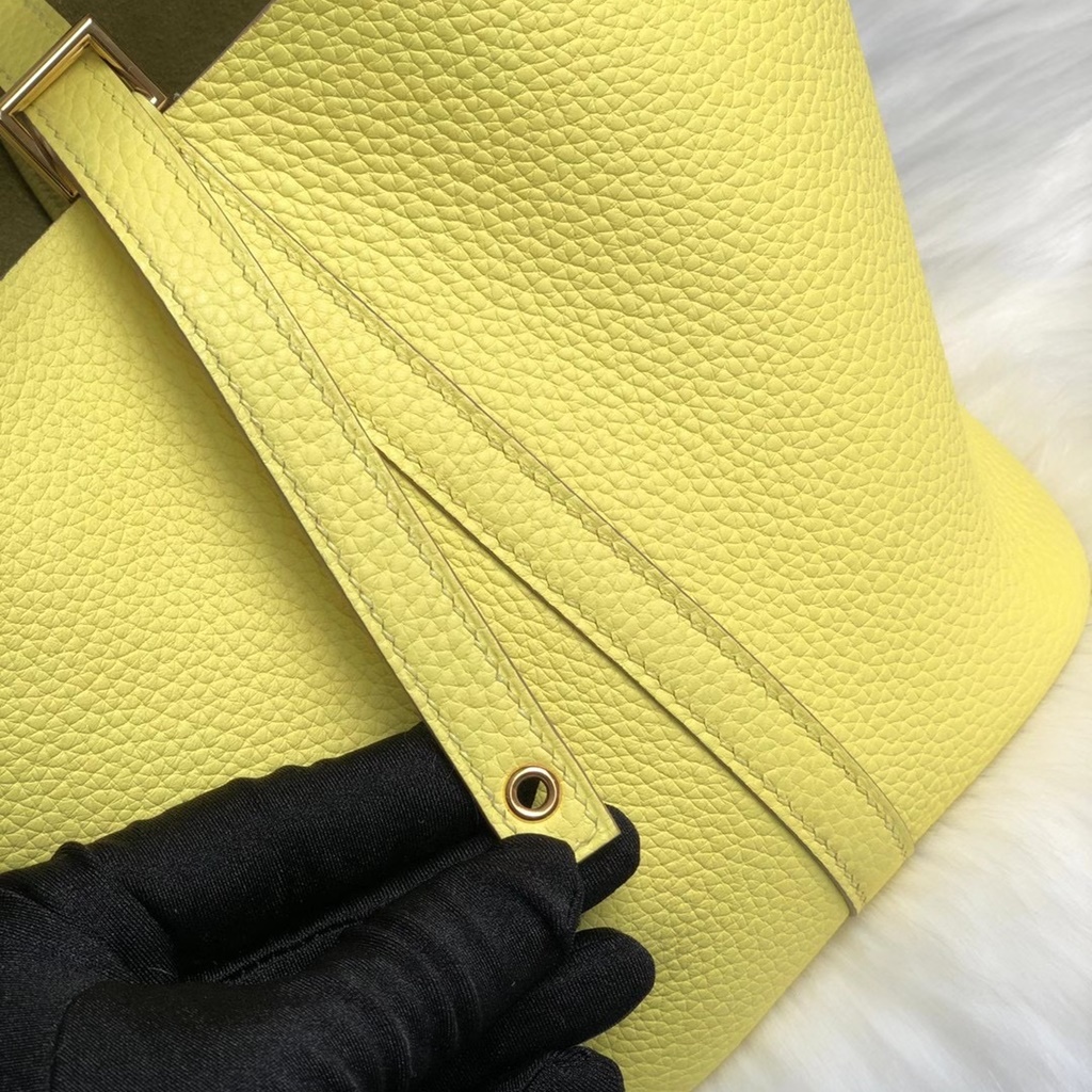 Hermes Picotin 18 Clemence 9R Lime