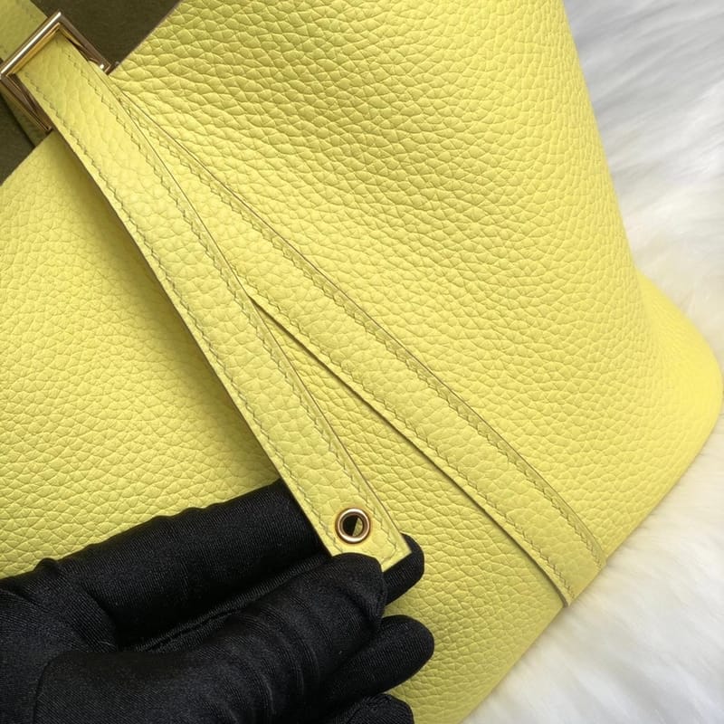 Hermes Picotin Lock 18 CCK1 Rouge Grenat  Clemence-7869-7968