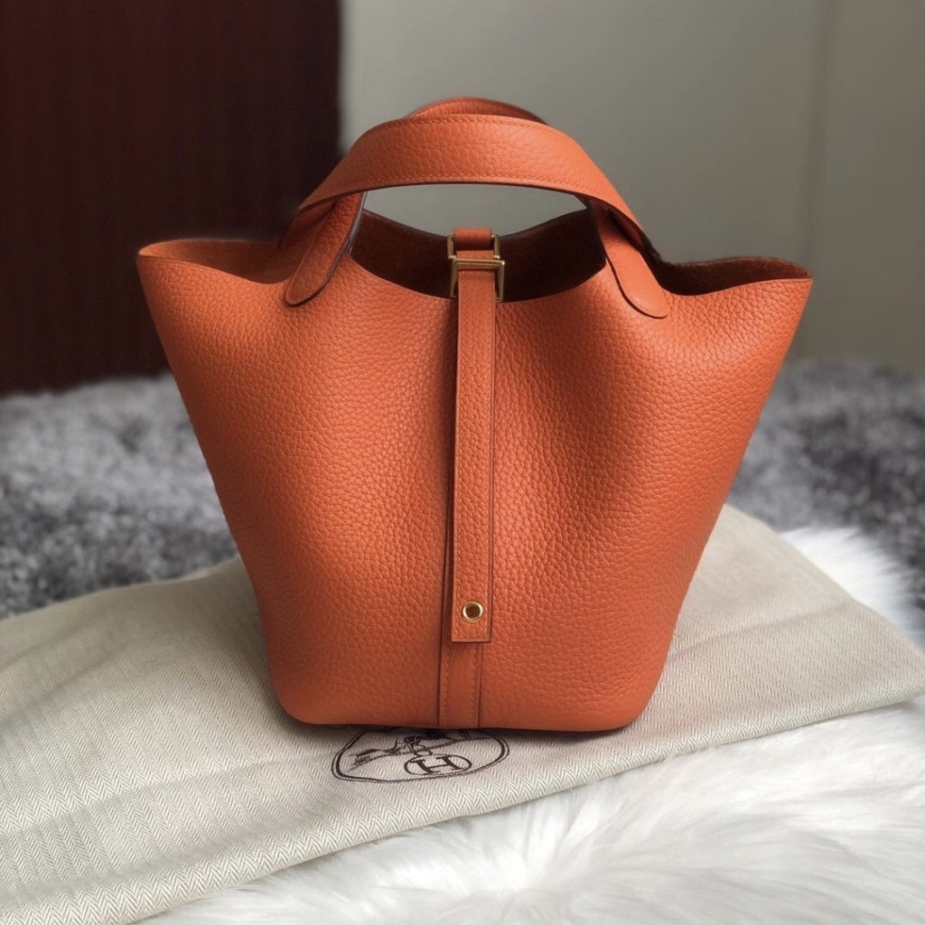 Hermes Picotin Lock 18 P9 Anemone  taurillon Clemence-2224