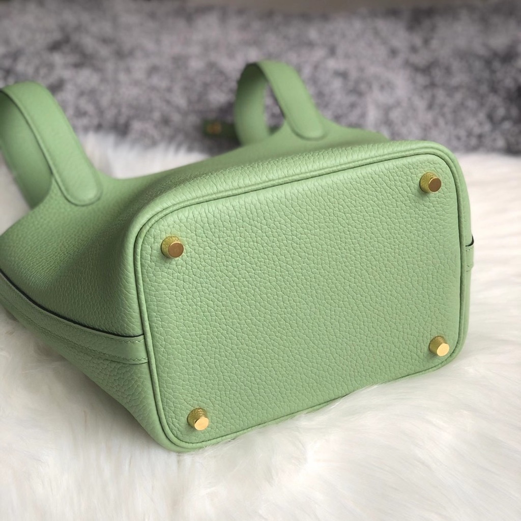 Hermes Picotin Lock 18cm 3I Vert Criquet Clemence