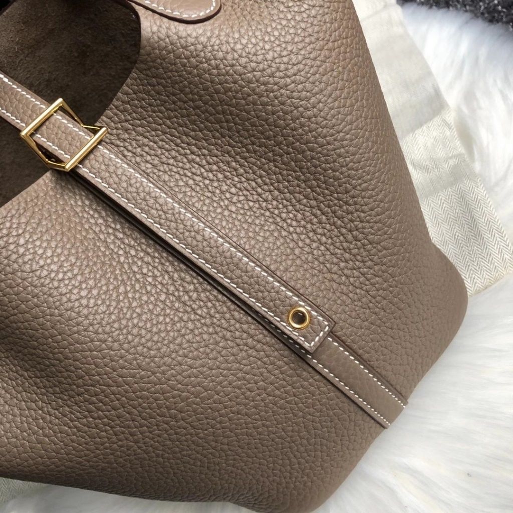 Hermes Picotin Lock 18 9J Feu taurillon Clemence-0834