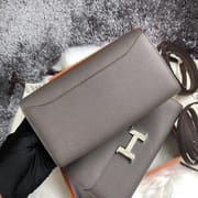 Hermes Constance WOC wallet to go Q5 Rose casaque-3042