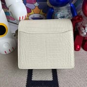 Hermes Roulis Mini 18 01 BLANC Niloticus Crocodile Himalayan-8866