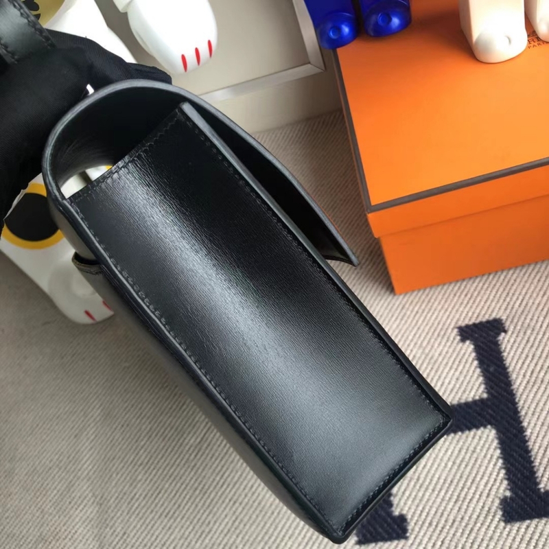 Hermes Verrou 21cm Box CK89 Noir-7298