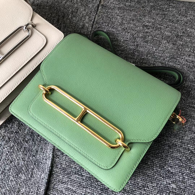 Hermès Roulis 23 price Pure white Matte Alligator Crocodile-0256